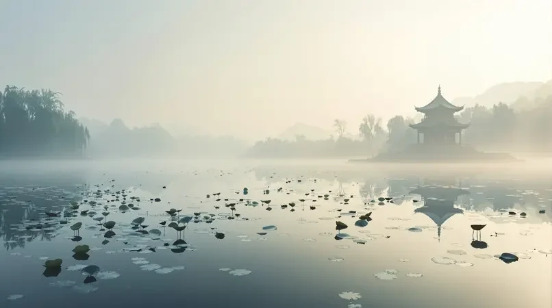 西湖晨雾 - 老牛视频 西湖晨雾